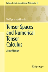 Enlarge image Cover: Tensor Spaces and Numerical Tensor Calculus - Springer
