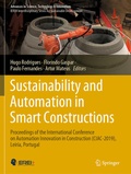 Cover: Sustainability and Automation in Smart Constructions - Springer