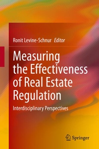 Abbildung von: Measuring the Effectiveness of Real Estate Regulation - Springer