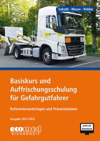 Abbildung von: Basiskurs und Auffrischungsschulung für Gefahrgutfahrer - ecomed Storck