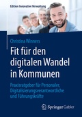 Cover: Fit f&uuml;r den digitalen Wandel in Kommunen - Springer Gabler
