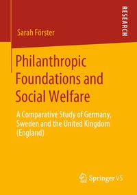 Abbildung von: Philanthropic Foundations and Social Welfare - Springer VS