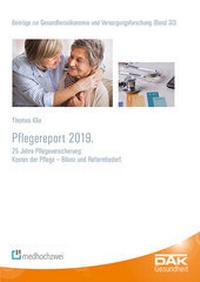 Abbildung von: Pflegereport 2019 - medhochzwei Verlag