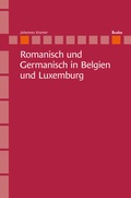 Cover: Romanisch und Germanisch in Belgien und Luxemburg - Buske, H