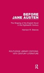 Cover: Before Jane Austen - Routledge