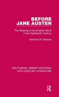 Cover: Before Jane Austen - Routledge