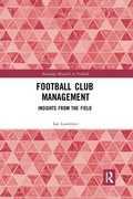 Cover: Football Club Management - Routledge