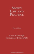 Cover: Sport: Law and Practice - Bloomsbury Professional