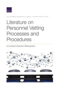 Cover: Literature on Personnel Vetting Processes and Procedures - RAND