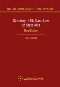 Abbildung von: Directory of EU Case Law on State Aids - Kluwer Law International