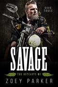 Cover: Savage (Book 3) - The Outcasts MC