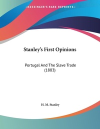 Abbildung von: Stanley's First Opinions - Kessinger Publishing