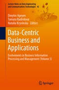Cover: Data-Centric Business and Applications - Springer