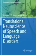 Cover: Translational Neuroscience of Speech and Language Disorders - Springer
