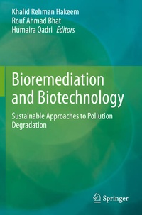 Enlarge image Cover: Bioremediation and Biotechnology - Springer