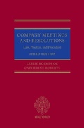 Cover: Company Meetings and Resolutions - Oxford University Press