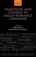Cover: Variation and Change in Gallo-Romance Grammar - Oxford University Press