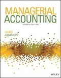 Cover: Managerial Accounting - Wiley