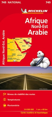 Abbildung von: Michelin Nordost-Afrika, Arabien - Michelin Editions des Voyages