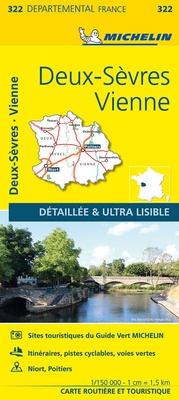 Abbildung von: Michelin Poitou - Michelin Editions des Voyages