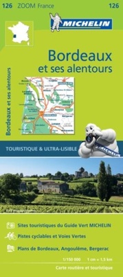 Abbildung von: Bordeaux & surrounding areas - Zoom Map 126 - Michelin Editions des Voyages