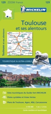 Abbildung von: Toulouse & surrounding areas - Zoom Map 129 - Michelin Editions des Voyages