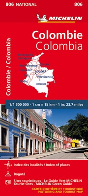 Abbildung von: Michelin Kolombien - Michelin Editions des Voyages