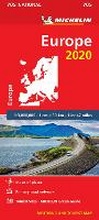 Cover: Europe 2020 - Michelin National Map 705 - Michelin Editions des Voyages