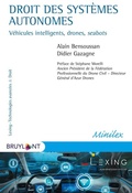 Cover: Droit des syst&egrave;mes autonomes - Bruylant