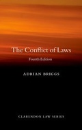 Cover: The Conflict of Laws - OUP eBook