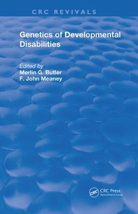 Enlarge image Cover: Genetics of Developmental Disabilities - CRC Press