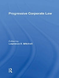 Abbildung von: Progressive Corporate Law - Routledge