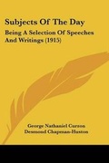 Cover: Subjects Of The Day - Kessinger Publishing