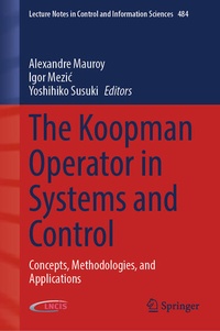 Enlarge image Cover: The Koopman Operator in Systems and Control - Springer