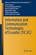 Cover: Information and Communication Technologies of Ecuador (TIC.EC) - Springer