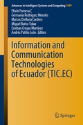 Cover: Information and Communication Technologies of Ecuador (TIC.EC) - Springer