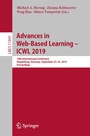Cover: Advances in Web-Based Learning - ICWL 2019 - Springer