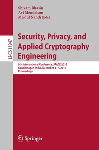 Abbildung von: Security, Privacy, and Applied Cryptography Engineering - Springer