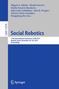 Cover: Social Robotics - Springer