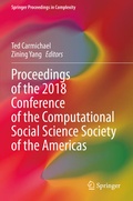 Cover: Proceedings of the 2018 Conference of the Computational Social Science Society of the Americas - Springer