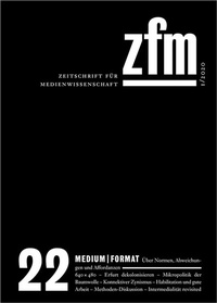 Abbildung von: Zeitschrift für Medienwissenschaft 22 - transcript
