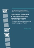 Cover: Evaluation: Standards in unterschiedlichen Handlungsfeldern - Waxmann Lehrbuch
