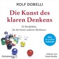 Cover: Die Kunst des klaren Denkens - OSTERWOLDaudio