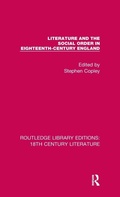 Cover: Literature and the Social Order in Eighteenth-Century England - Routledge