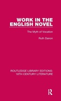 Cover: Work in the English Novel - Routledge
