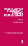 Cover: Essays on the Eighteenth-Century English Stage - Routledge