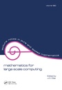 Cover: Mathematics for Large Scale Computing - CRC Press