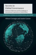 Cover: Secrets in Global Governance - Cambridge University Press