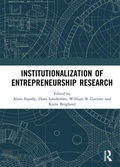 Cover: Institutionalization of Entrepreneurship Research - Routledge