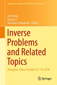 Enlarge image Cover: Inverse Problems and Related Topics - Springer